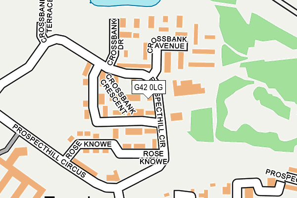 G42 0LG map - OS OpenMap – Local (Ordnance Survey)