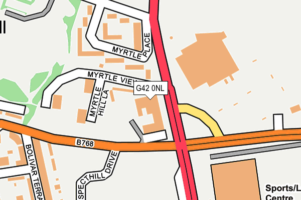 G42 0NL map - OS OpenMap – Local (Ordnance Survey)