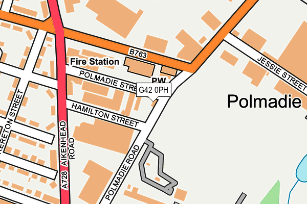 G42 0PH map - OS OpenMap – Local (Ordnance Survey)