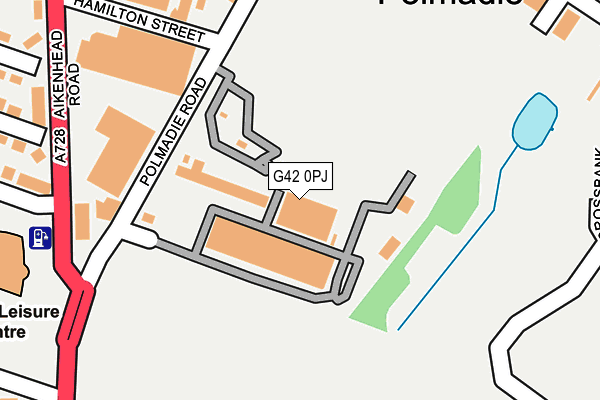 G42 0PJ map - OS OpenMap – Local (Ordnance Survey)