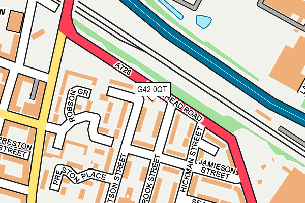 G42 0QT map - OS OpenMap – Local (Ordnance Survey)