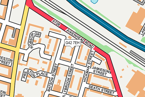G42 7EH map - OS OpenMap – Local (Ordnance Survey)