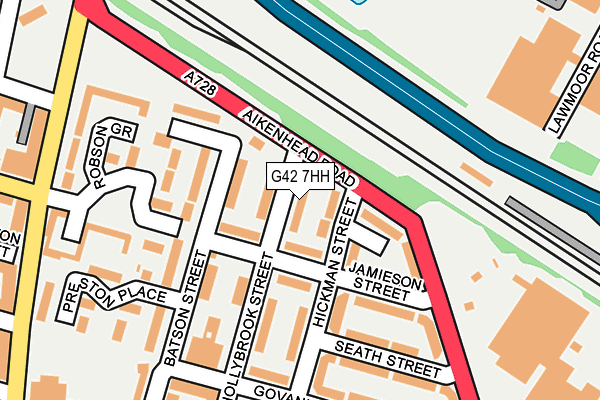 G42 7HH map - OS OpenMap – Local (Ordnance Survey)