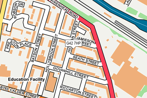 G42 7HP map - OS OpenMap – Local (Ordnance Survey)