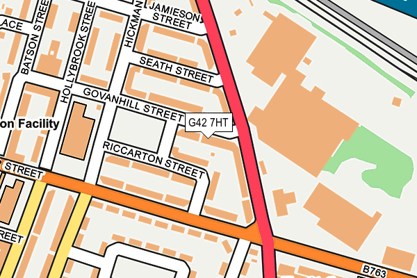 G42 7HT map - OS OpenMap – Local (Ordnance Survey)