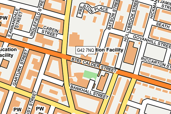 G42 7NQ map - OS OpenMap – Local (Ordnance Survey)