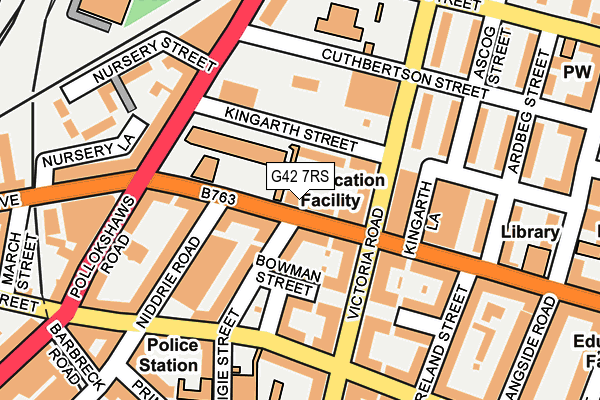 G42 7RS map - OS OpenMap – Local (Ordnance Survey)