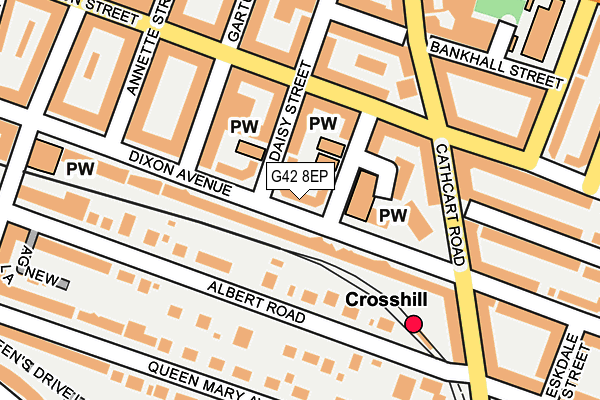 G42 8EP map - OS OpenMap – Local (Ordnance Survey)