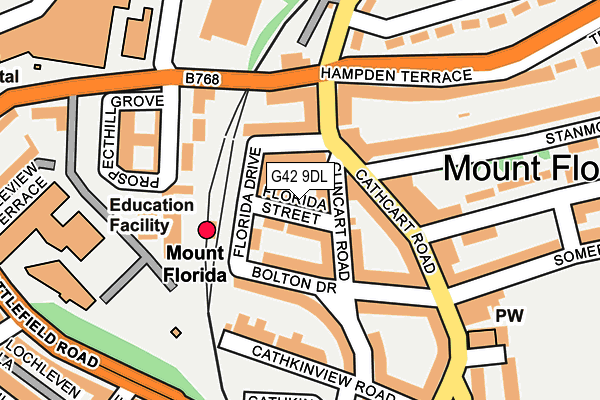 G42 9DL map - OS OpenMap – Local (Ordnance Survey)