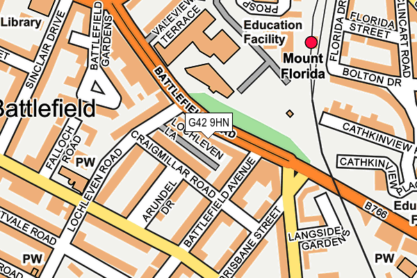G42 9HN map - OS OpenMap – Local (Ordnance Survey)
