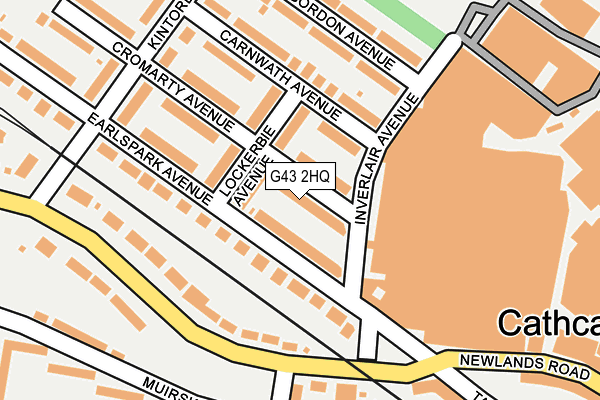 G43 2HQ map - OS OpenMap – Local (Ordnance Survey)