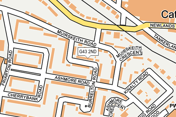 G43 2ND map - OS OpenMap – Local (Ordnance Survey)