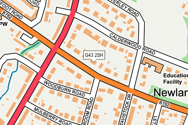G43 2SH map - OS OpenMap – Local (Ordnance Survey)