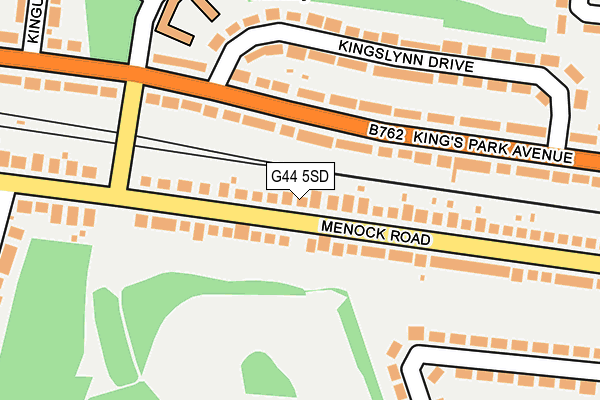G44 5SD map - OS OpenMap – Local (Ordnance Survey)