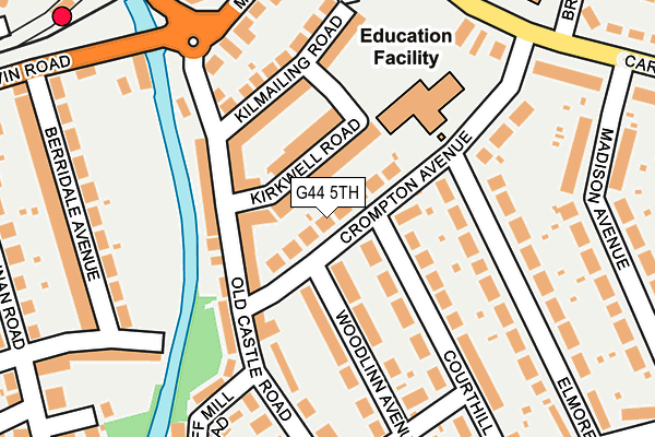 G44 5TH map - OS OpenMap – Local (Ordnance Survey)