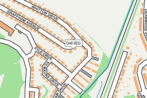 G46 6EQ map - OS OpenMap – Local (Ordnance Survey)