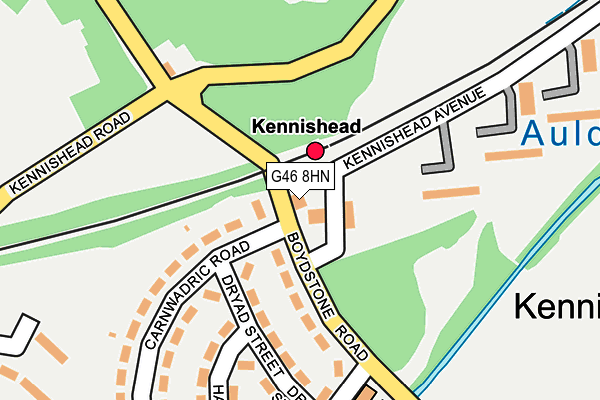 G46 8HN map - OS OpenMap – Local (Ordnance Survey)