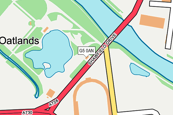 G5 0AN map - OS OpenMap – Local (Ordnance Survey)