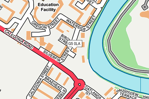 G5 0LA map - OS OpenMap – Local (Ordnance Survey)