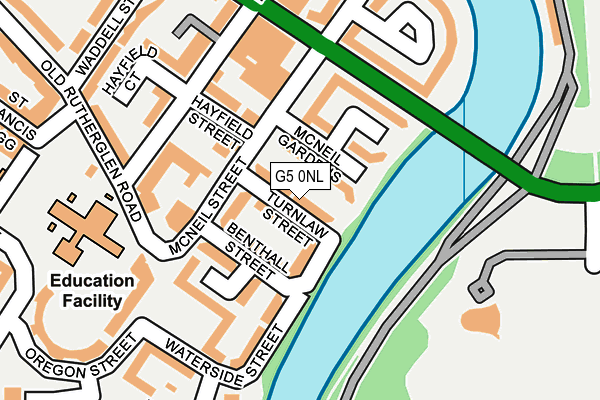 G5 0NL map - OS OpenMap – Local (Ordnance Survey)