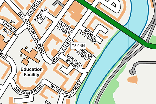 G5 0NN map - OS OpenMap – Local (Ordnance Survey)