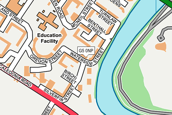 G5 0NP map - OS OpenMap – Local (Ordnance Survey)