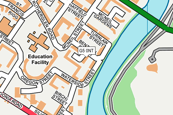 G5 0NT map - OS OpenMap – Local (Ordnance Survey)