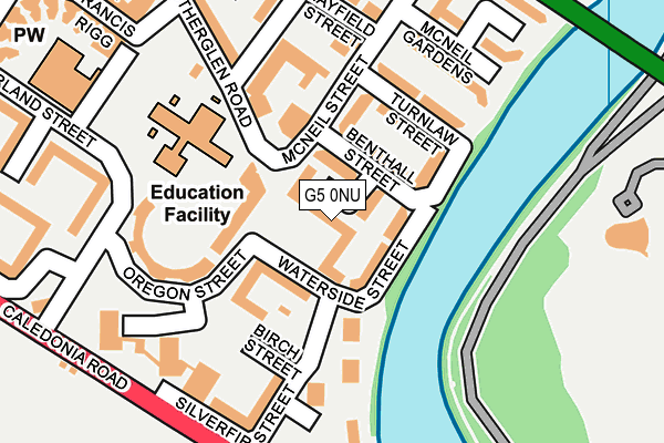 G5 0NU map - OS OpenMap – Local (Ordnance Survey)