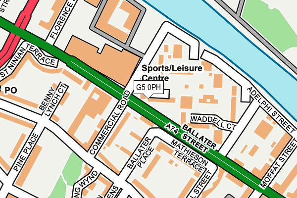 G5 0PH map - OS OpenMap – Local (Ordnance Survey)