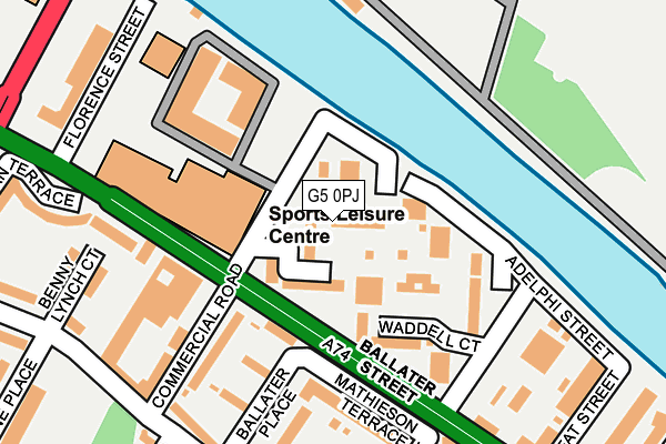 G5 0PJ map - OS OpenMap – Local (Ordnance Survey)