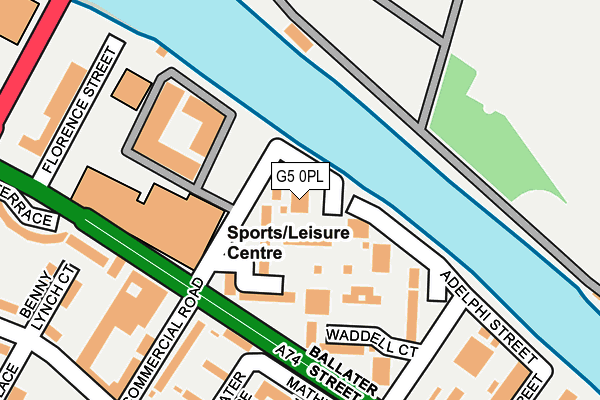 G5 0PL map - OS OpenMap – Local (Ordnance Survey)