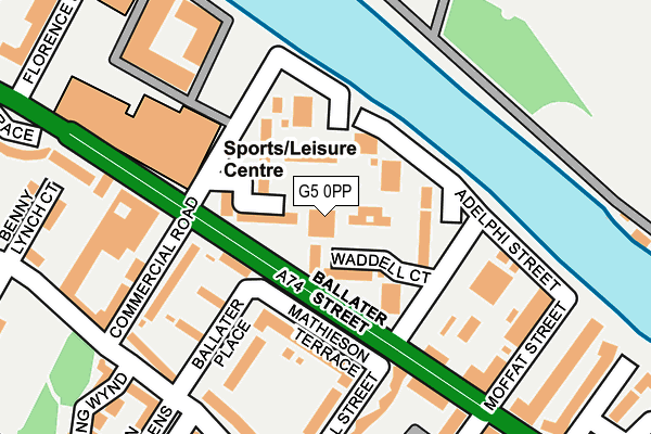 G5 0PP map - OS OpenMap – Local (Ordnance Survey)