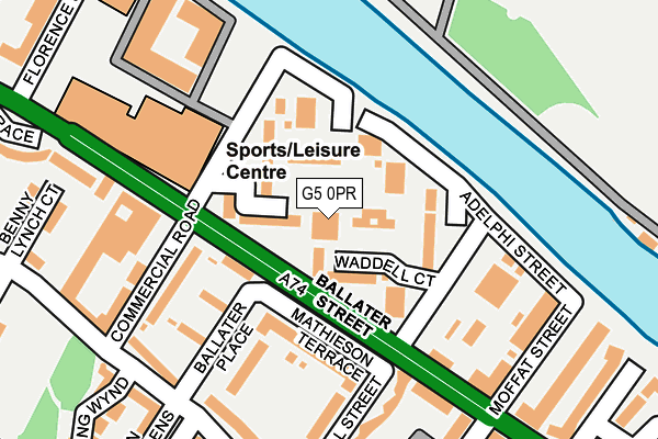 G5 0PR map - OS OpenMap – Local (Ordnance Survey)