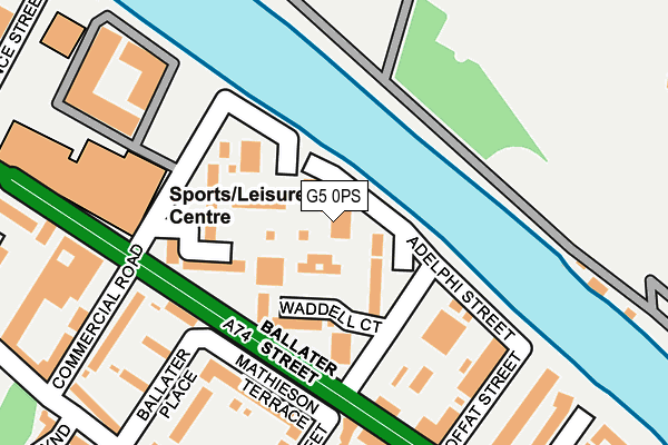 G5 0PS map - OS OpenMap – Local (Ordnance Survey)