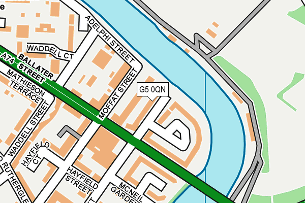 G5 0QN map - OS OpenMap – Local (Ordnance Survey)