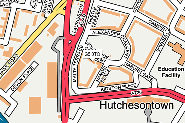 G5 0TQ map - OS OpenMap – Local (Ordnance Survey)