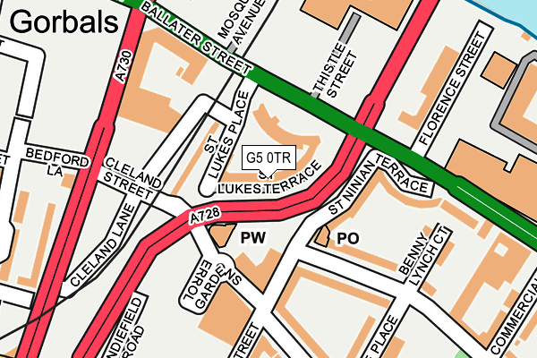 G5 0TR map - OS OpenMap – Local (Ordnance Survey)