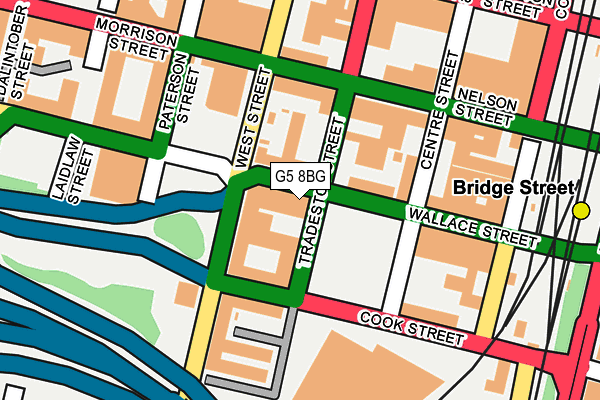 G5 8BG map - OS OpenMap – Local (Ordnance Survey)