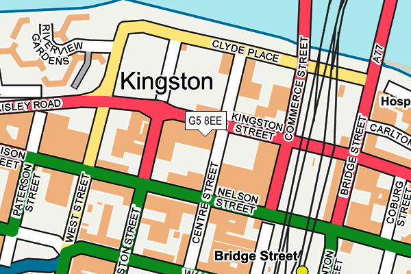 G5 8EE map - OS OpenMap – Local (Ordnance Survey)