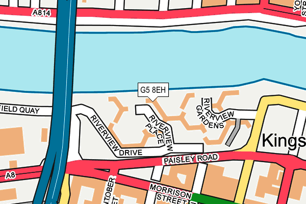 G5 8EH map - OS OpenMap – Local (Ordnance Survey)