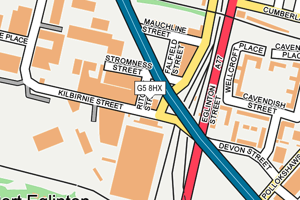 G5 8HX map - OS OpenMap – Local (Ordnance Survey)