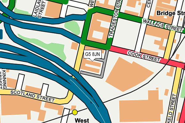 G5 8JN map - OS OpenMap – Local (Ordnance Survey)