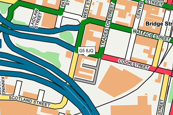 G5 8JQ map - OS OpenMap – Local (Ordnance Survey)