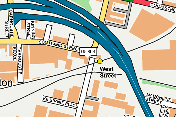 G5 8LS map - OS OpenMap – Local (Ordnance Survey)