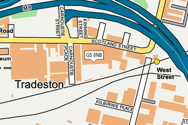 G5 8NB map - OS OpenMap – Local (Ordnance Survey)