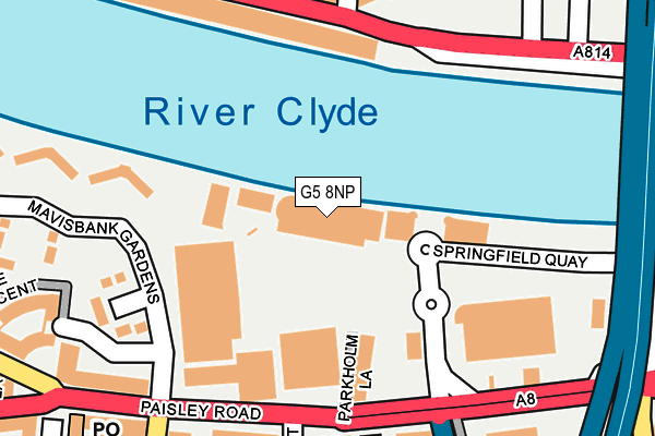 G5 8NP map - OS OpenMap – Local (Ordnance Survey)