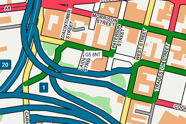 G5 8NT map - OS OpenMap – Local (Ordnance Survey)