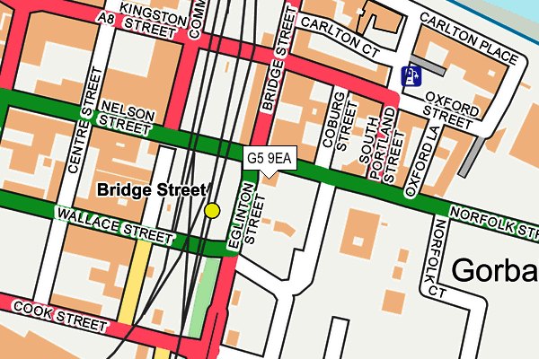 G5 9EA map - OS OpenMap – Local (Ordnance Survey)