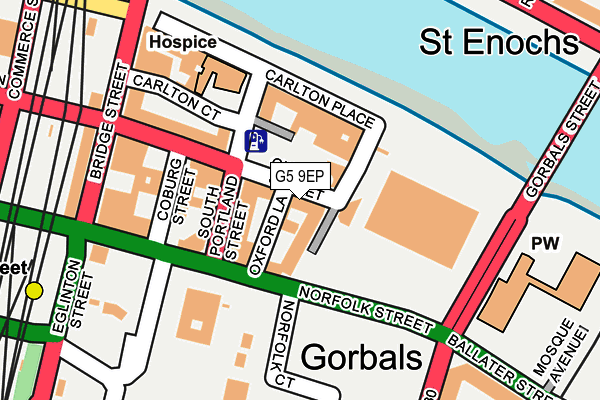 G5 9EP map - OS OpenMap – Local (Ordnance Survey)