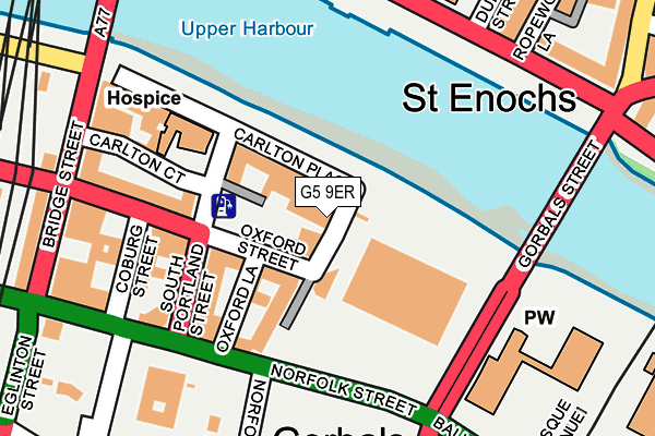 G5 9ER map - OS OpenMap – Local (Ordnance Survey)